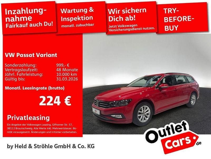 Tornadorot Gebraucht 2023 VW Passat Business Kombi | 21.220 € (Superpreis) - Bild 1/3