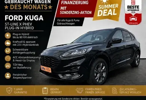 Gebraucht Ford Kuga ST-Line X 243 PS (178 kW) 2022 Obsidianschwarz metallic SUV