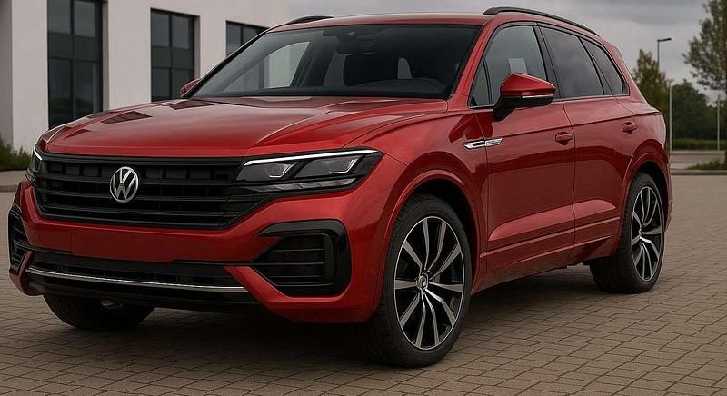 Rot Gebraucht 2023 VW Touareg R-line SUV | 75.000 € (Teuer) - Bild 1/2