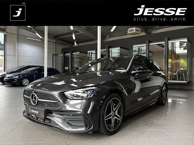 Grafitgrau metalliclack Gebraucht 2023 Mercedes C300e AMG line Kombi | 33.990 € (Guter Preis) - Bild 1/4
