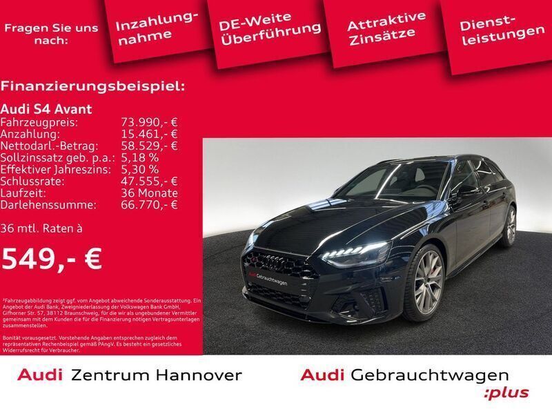 Gebraucht Audi S4 Advanced 341 PS (250 kW) 2024 Mythosschwarz metallic Kombi