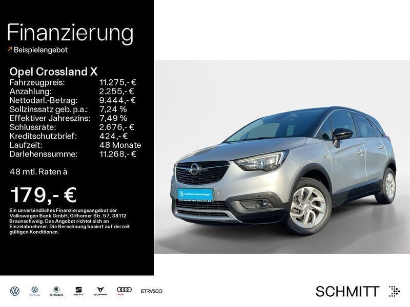 Silber Gebraucht 2018 Opel Crossland X Innovation SUV | 11.275 € (Fairer Preis) - Bild 1/4