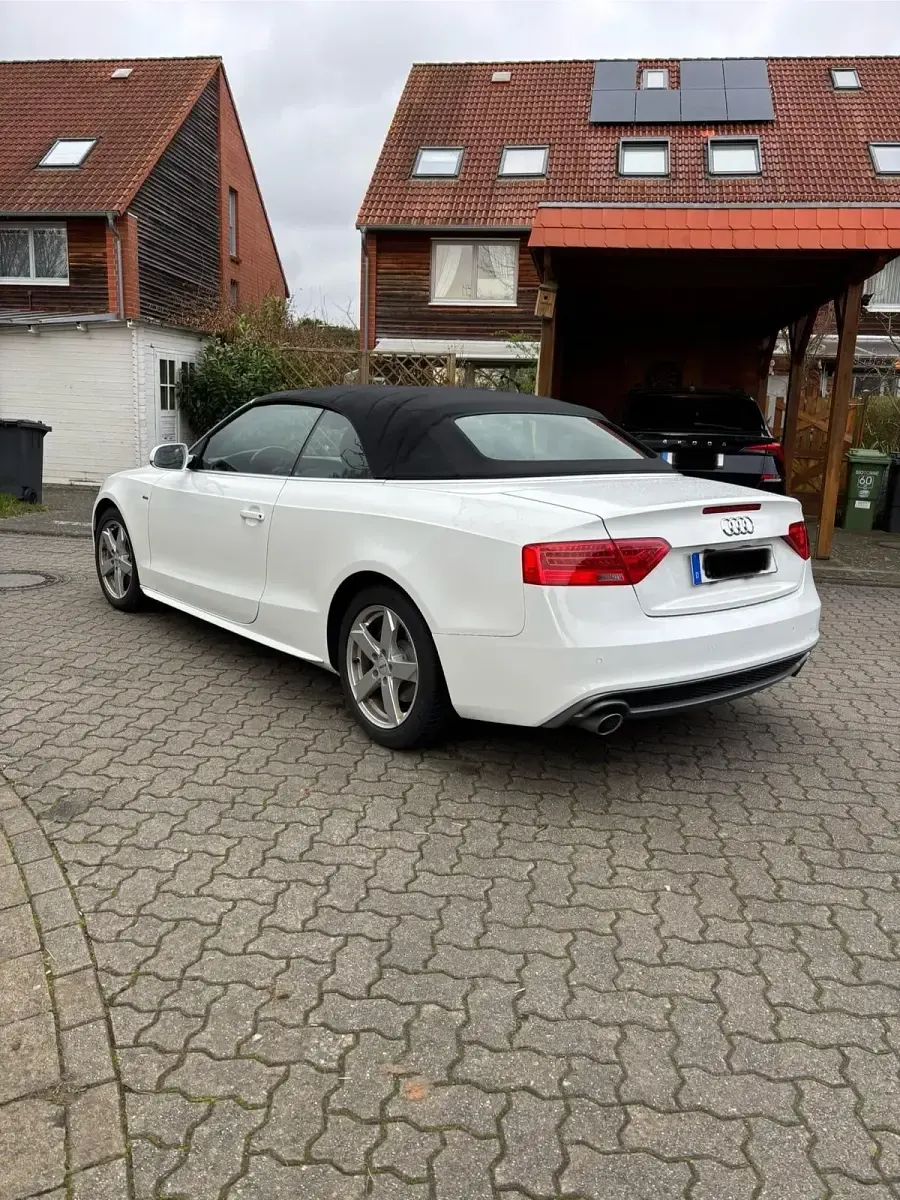 Usata Audi A5 Cabriolet S-Line 245 CV (180 kW) 2014 Bianco Cabrio