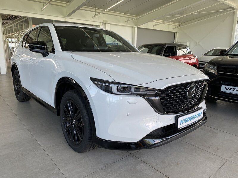 Weiß Gebraucht 2024 Mazda CX-5 Homura-Line SUV | 37.800 € (Fairer Preis) - Bild 1/4