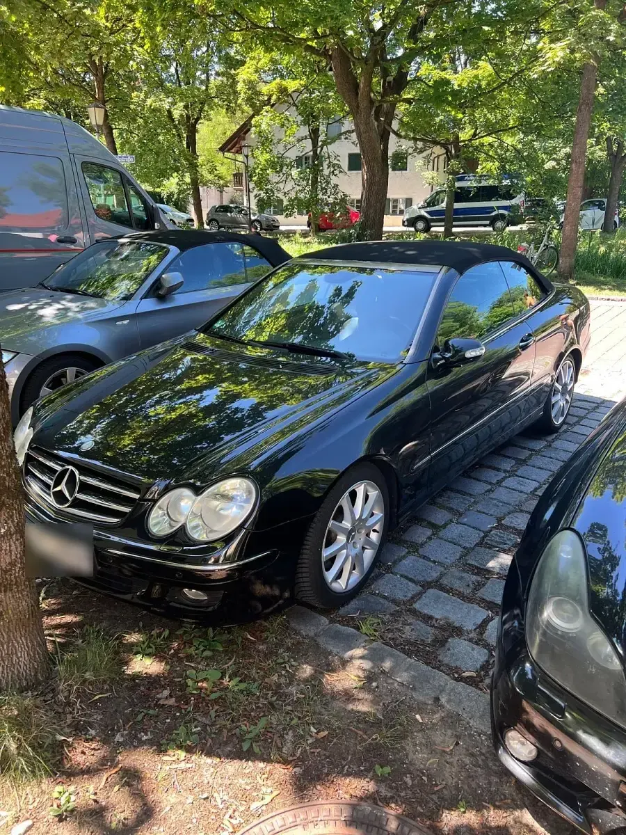 Gebraucht Mercedes CLK200 185 PS (136 kW) 2007 Schwarz Cabrio