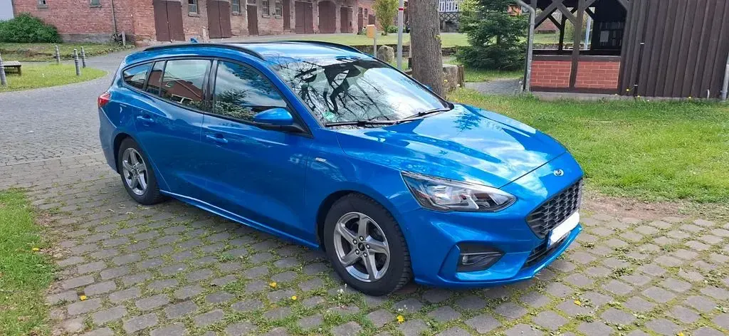 Brugt Ford Focus ST-Line 182 HK (133 kW) 2019 Blå Stationcar