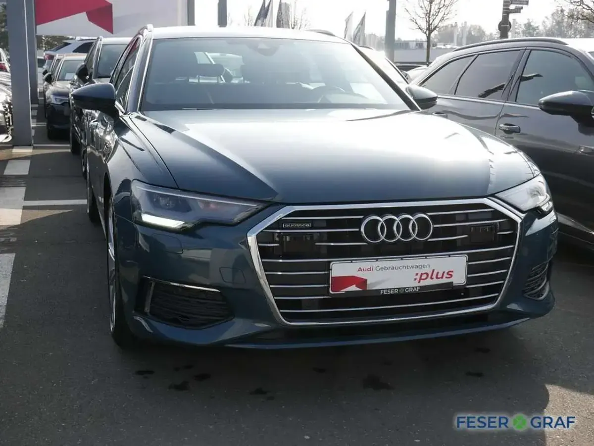 Gebraucht Audi A6 Design 204 PS (150 kW) 2021 Avalongrün metallic Kombi