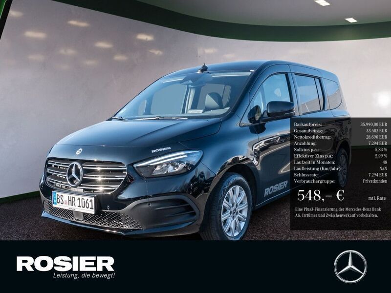 Schwarz Gebraucht 2025 Mercedes T180 Progressive Van / Kleinbus | 35.990 € (Teuer) - Bild 1/4