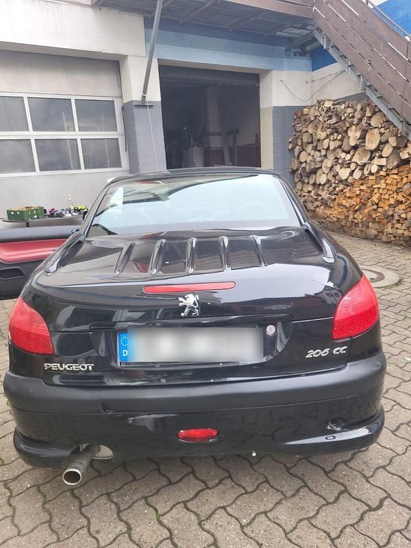 Schwarz Gebraucht 2001 Peugeot 206 CC Cabrio | 1.500 € (Fairer Preis) - Bild 1/4