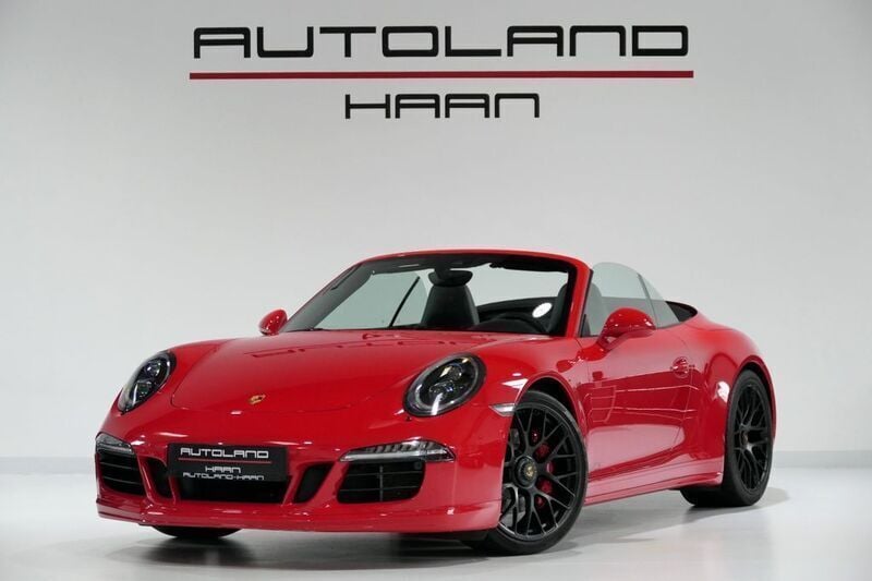 Indischrot Gebraucht 2016 Porsche 911 Carrera 4 GTS Cabrio | 109.950 € - Bild 1/4