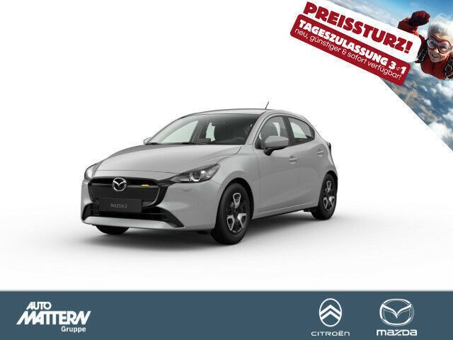 Grau Neu 2024 Mazda 2 Center-Line Kleinwagen | 19.390 € (Fairer Preis) - Bild 1/2
