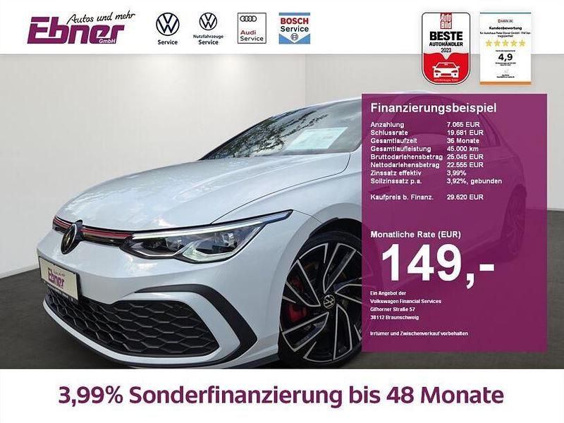 Pure white Gebraucht 2022 VW Golf VIII GTI Limousine | 29.620 € (Fairer Preis) - Bild 1/4