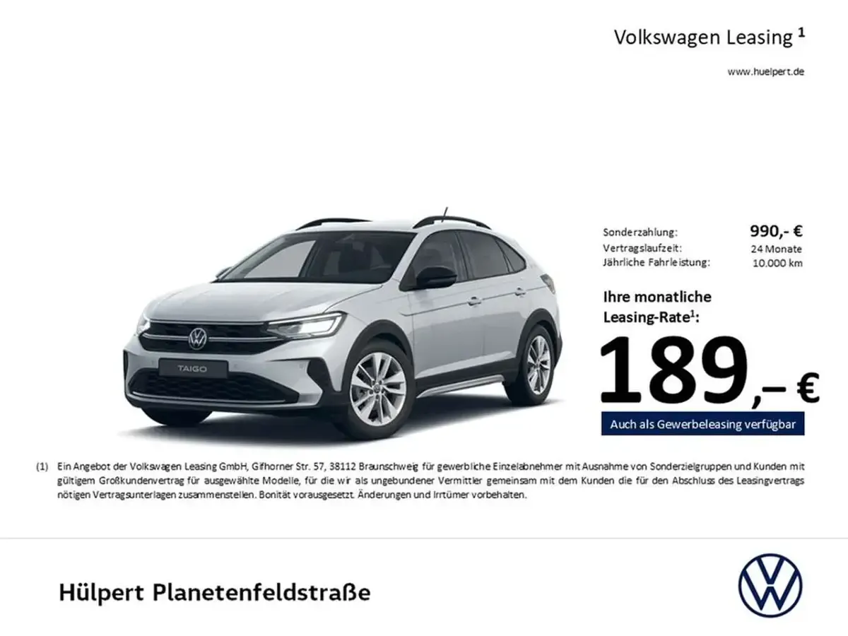 Gebraucht VW Taigo Goal 150 PS (110 kW) 2025 Reflexsilber metallic SUV