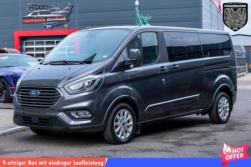 Magneticgrau (metallic) Gebraucht 2021 Ford Tourneo Custom Titanium Van / Kleinbus | 35.999 € (Guter Preis) - Bild 1/4