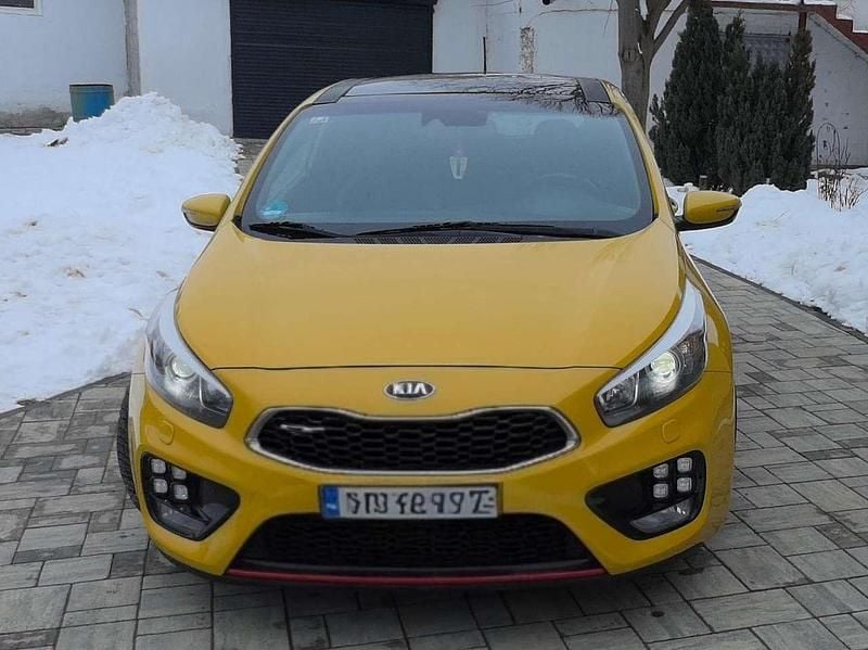 Gebraucht Kia Ceed GT-Track 204 PS (150 kW) 2016 Gelb Kleinwagen