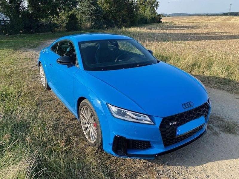 Blau Gebraucht 2021 Audi TTS Coupé | 38.900 € (Superpreis) - Bild 1/4