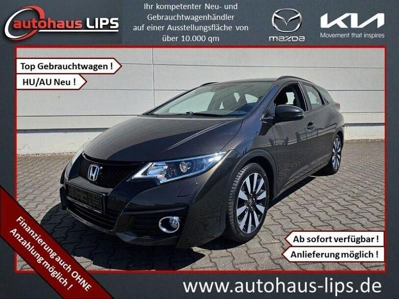 Golden brown metallic Gebraucht 2017 Honda Civic Elegance Kombi | 15.990 € (Fairer Preis) - Bild 1/4
