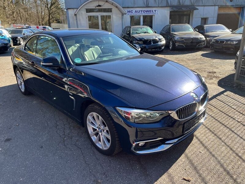 Imperialblau brillanteffekt meta (metallic) Gebraucht 2017 BMW 430 Cabriolet Luxury Line Cabrio | 33.850 € (Fairer Preis) - Bild 1/4