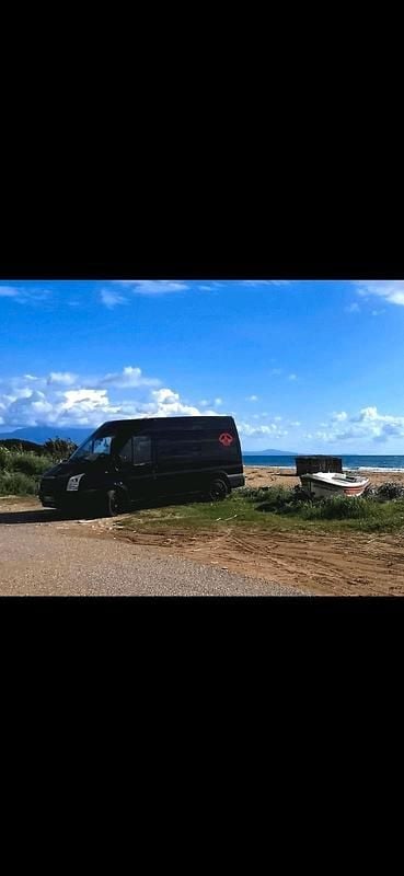 Gebraucht Ford Transit 85 PS (62 kW) 2009 Schwarz Van / Kleinbus