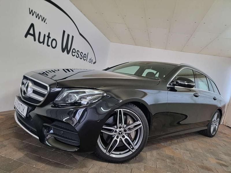 Gebraucht Mercedes E350 AMG line 286 PS (210 kW) 2019 Obsidianschwarz  metalliclack (metallic) Kombi
