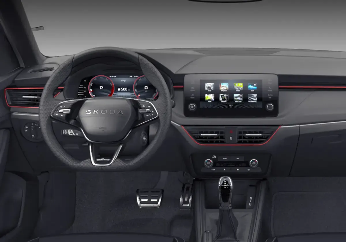 Nowe Skoda Scala 150 KM (110 kW) 2026 Czarny Hatchback