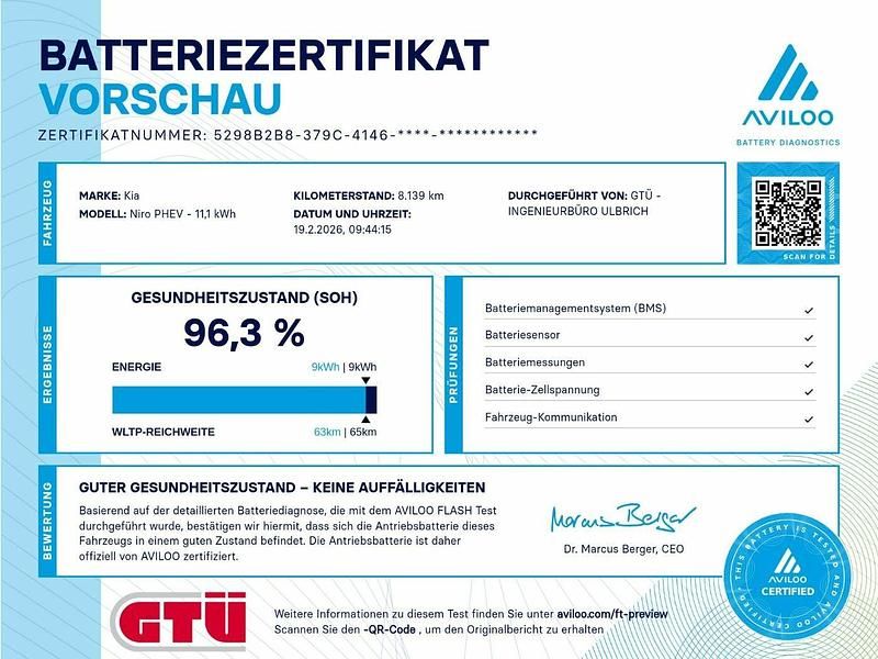 Gebraucht Kia Niro Spirit 105 PS (77 kW) 2023 Grau SUV