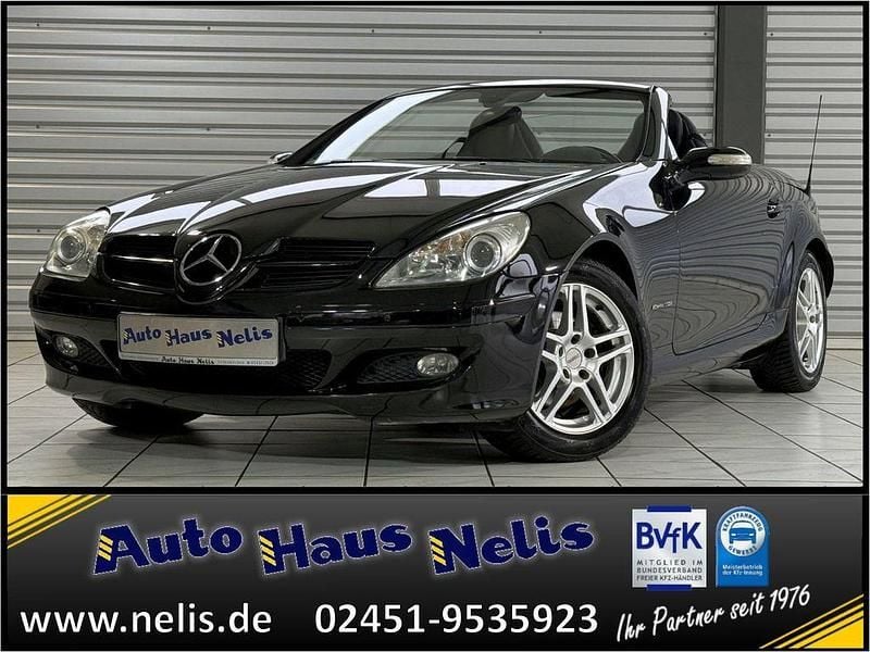 Gebraucht Mercedes SLK200 163 PS (119 kW) 2005 Obsidianschwarzmet. (metallic) Cabrio