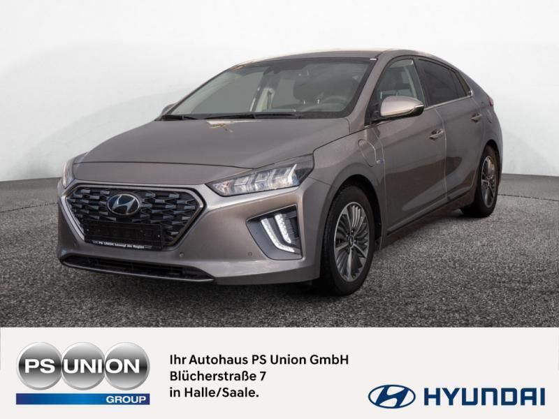 Beige / fluidic metal (metallic) Gebraucht 2019 Hyundai Ioniq Premium Limousine | 18.990 € (Etwas zu teuer) - Bild 1/3