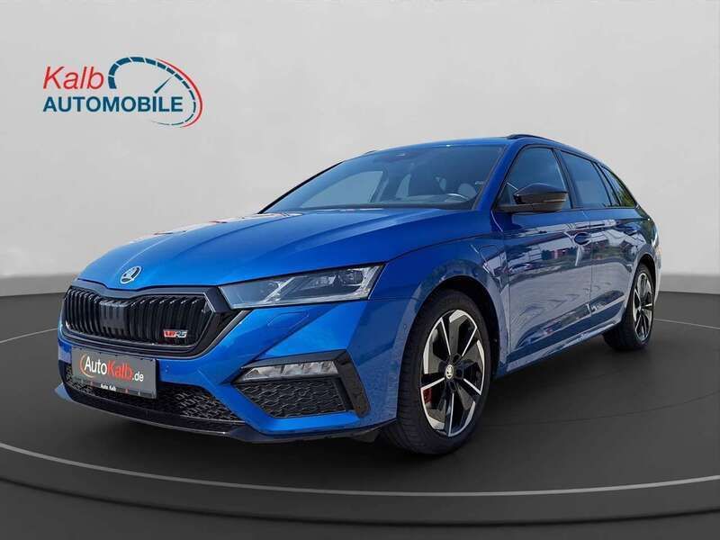 Raceblaumet. Gebraucht 2021 Skoda Octavia RS Kombi | 26.555 € (Teuer) - Bild 1/4