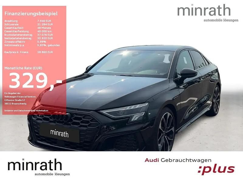Schwarz Gebraucht 2022 Audi S3 Ambiente Limousine | 38.859 € (Guter Preis) - Bild 1/4