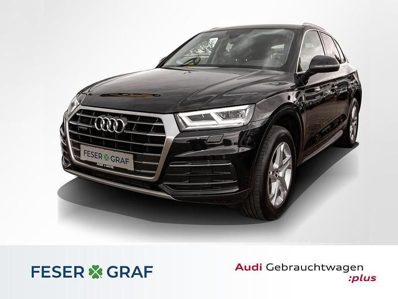 Mythosschwarz metallic Gebraucht 2018 Audi Q5 Design SUV | 22.990 € (Guter Preis) - Bild 1/4