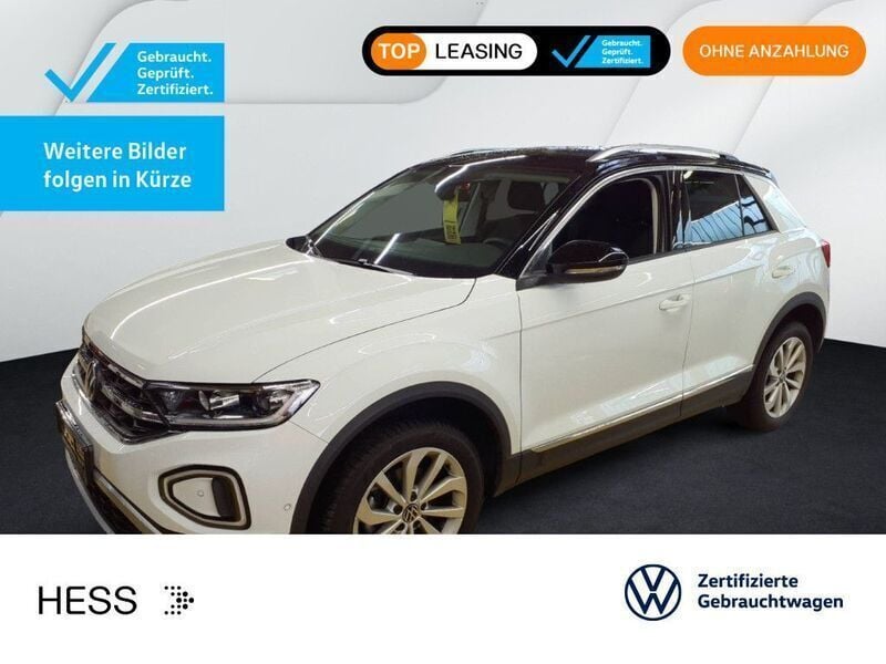 Pure white Gebraucht 2024 VW T-Roc Style SUV | 28.699 € (Fairer Preis) - Bild 1/3