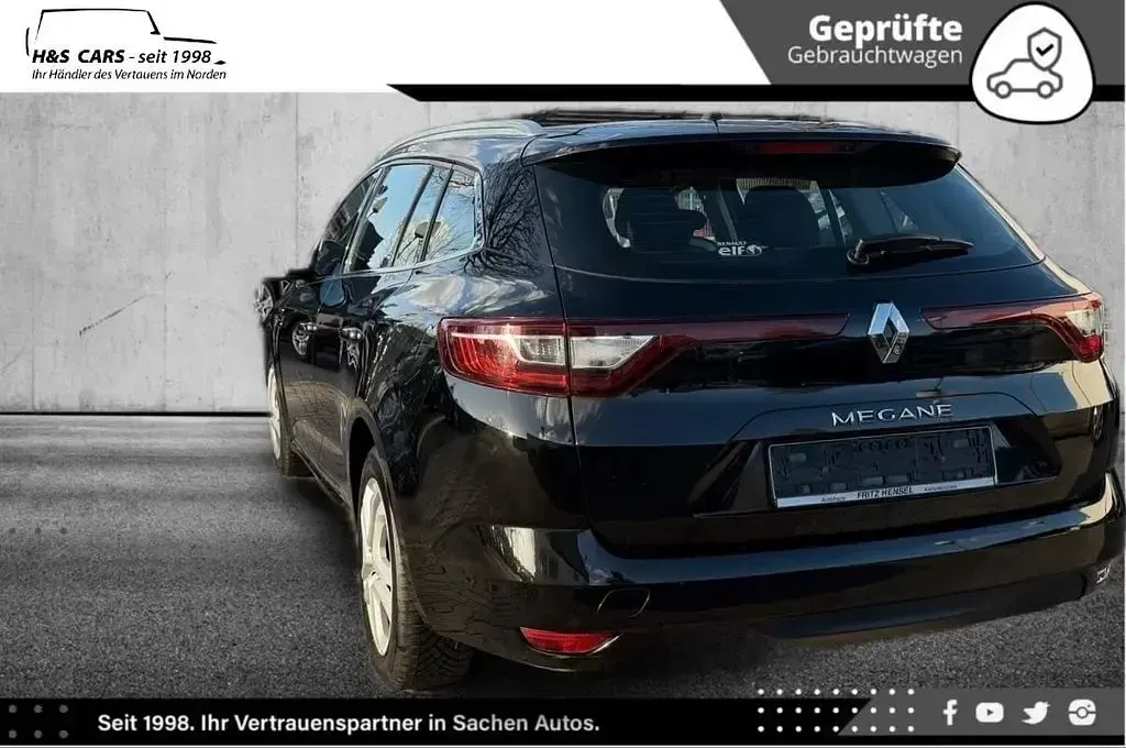 Gebraucht Renault Mégane 132 PS (97 kW) 2017 Schwarz Limousine