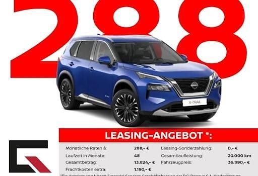 Neu Nissan X-Trail Tekna 163 PS (119 kW) 2026 Blau SUV