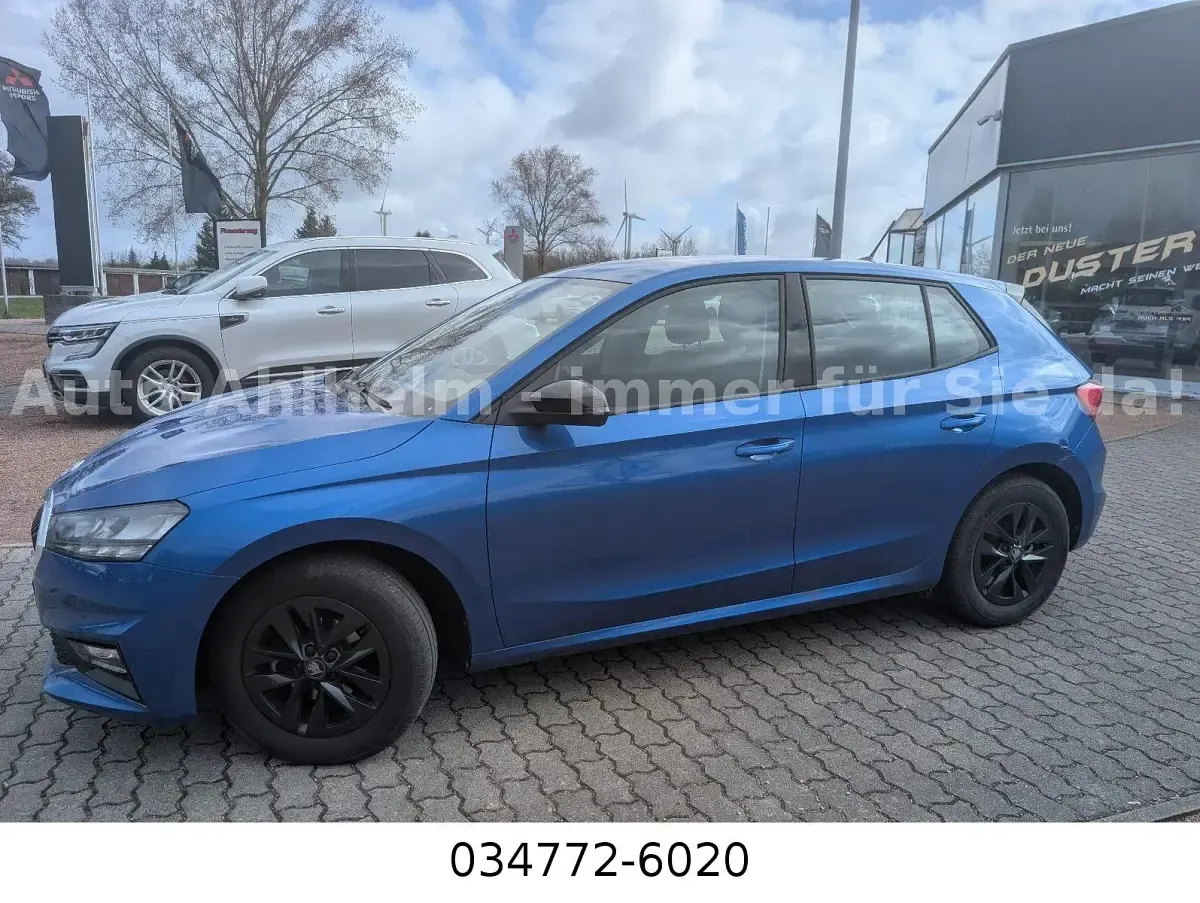 Gebraucht Skoda Fabia Selection 95 PS (69 kW) 2025 Blau Kleinwagen