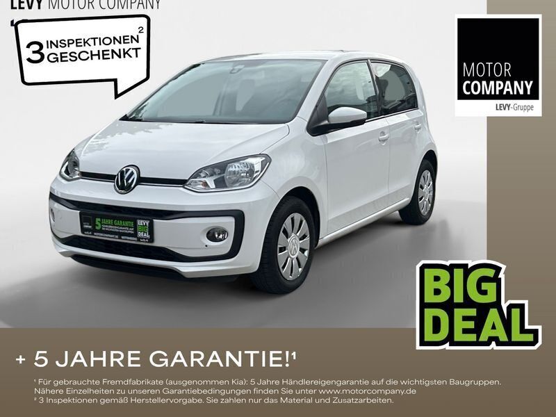 Weiß Gebraucht 2019 VW up! Move Kleinwagen | 9.999 € (Guter Preis) - Bild 1/4