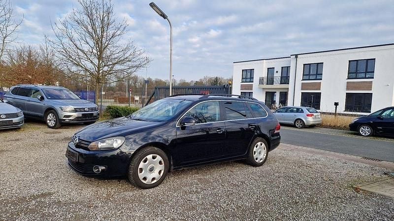 Schwarz Gebraucht 2010 VW Golf VI Comfortline Kleinwagen | 3.750 € (Superpreis) - Bild 1/4