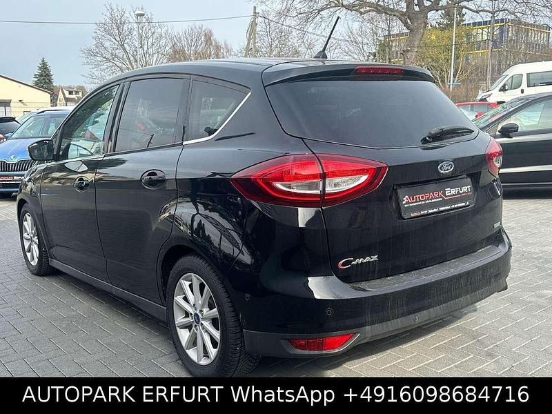 Gebraucht Ford C-MAX Titanium 125 PS (91 kW) 2016 Schwarz Van / Kleinbus