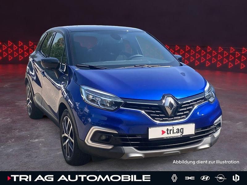 Blue rqh + black gne (metallic) Gebraucht 2019 Renault Captur Version S SUV | 12.995 € (Guter Preis) - Bild 1/4
