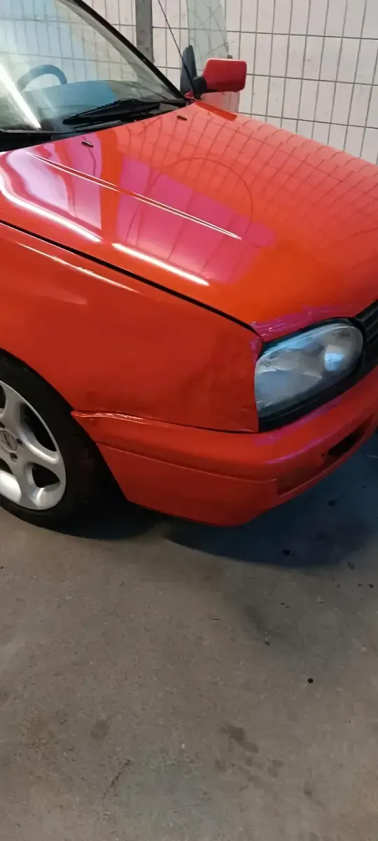 Brugt VW Golf Cabriolet 75 HK (55 kW) 1995 Rød Cabriolet