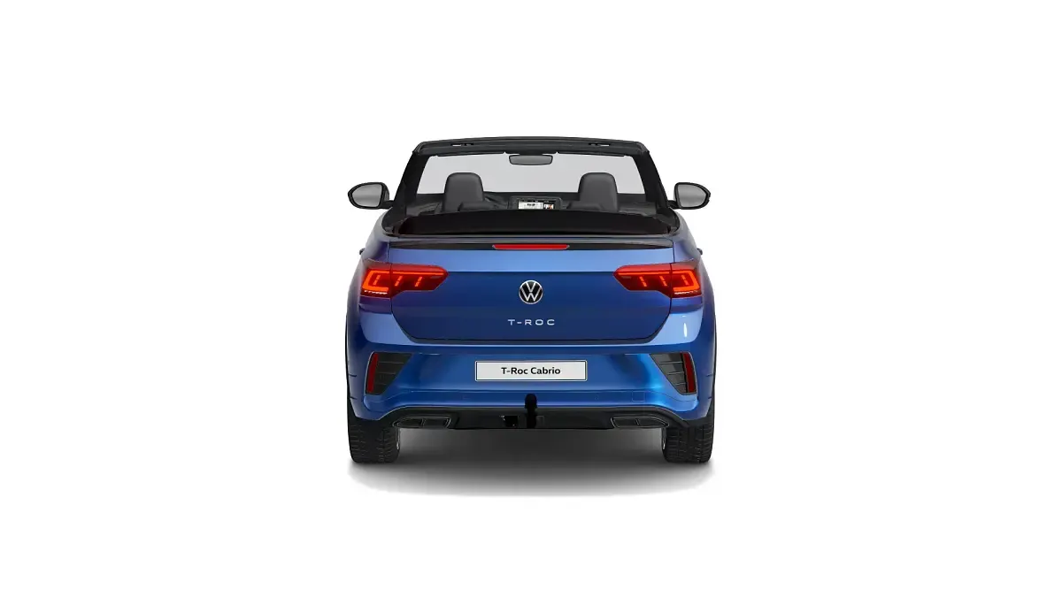 Gebraucht VW T-Roc Cabriolet R-line 150 PS (110 kW) 2022 Ravennablau (blau) Cabrio