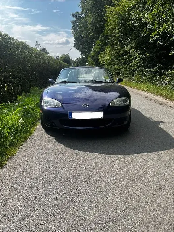 Gebraucht Mazda MX5 110 PS (80 kW) 2003 Blau Cabrio