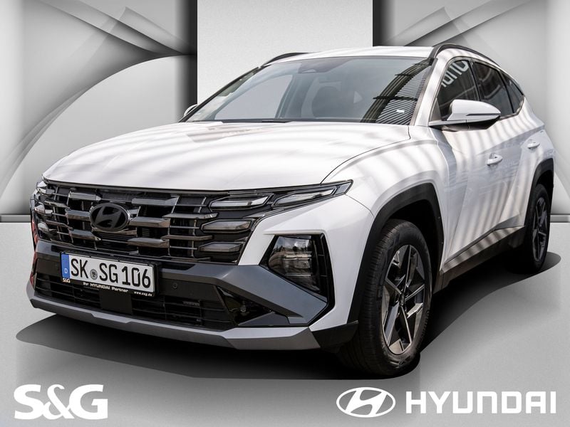 Atlas white Gebraucht 2024 Hyundai Tucson Trend SUV | 35.880 € (Guter Preis) - Bild 1/4
