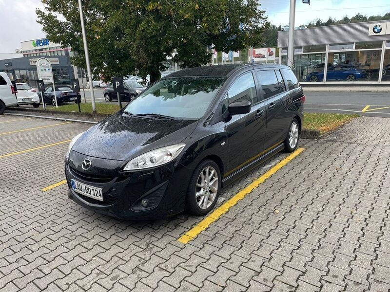 Schwarz Gebraucht 2012 Mazda 5 Sports-Line Van / Kleinbus | 9.500 € (Teuer) - Bild 1/2