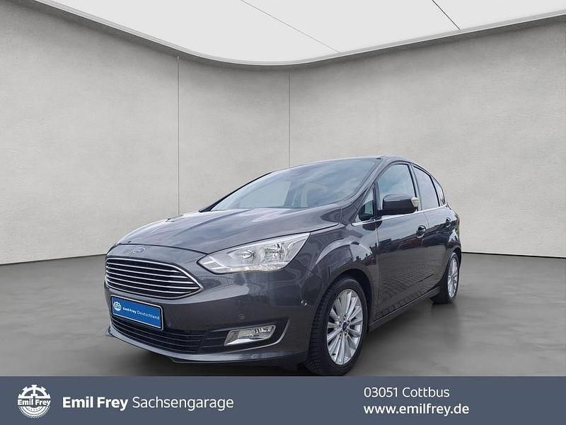 Grau Gebraucht 2019 Ford C-MAX Titanium Van / Kleinbus | 12.940 € (Fairer Preis) - Bild 1/4