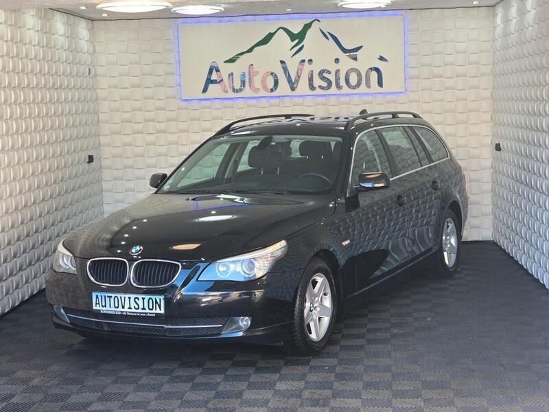 Schwarz Gebraucht 2009 BMW 520 Sport Line Kombi | 4.950 € (Fairer Preis) - Bild 1/4