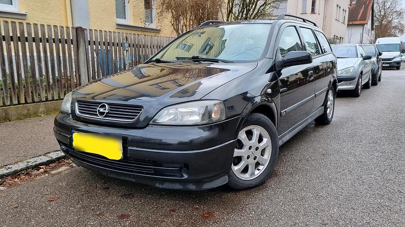 Schwarz Gebraucht 2003 Opel Astra Kombi | 850 € (Guter Preis) - Bild 1/4