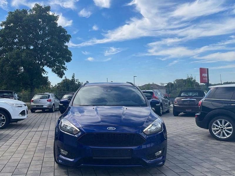 Gebraucht Ford Focus ST-Line 150 PS (110 kW) 2018 Blau Kombi