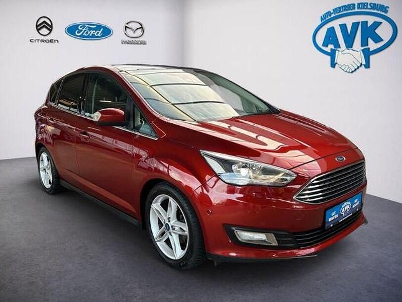 Rot Gebraucht 2017 Ford C-MAX Titanium Van / Kleinbus | 12.990 € (Fairer Preis) - Bild 1/4