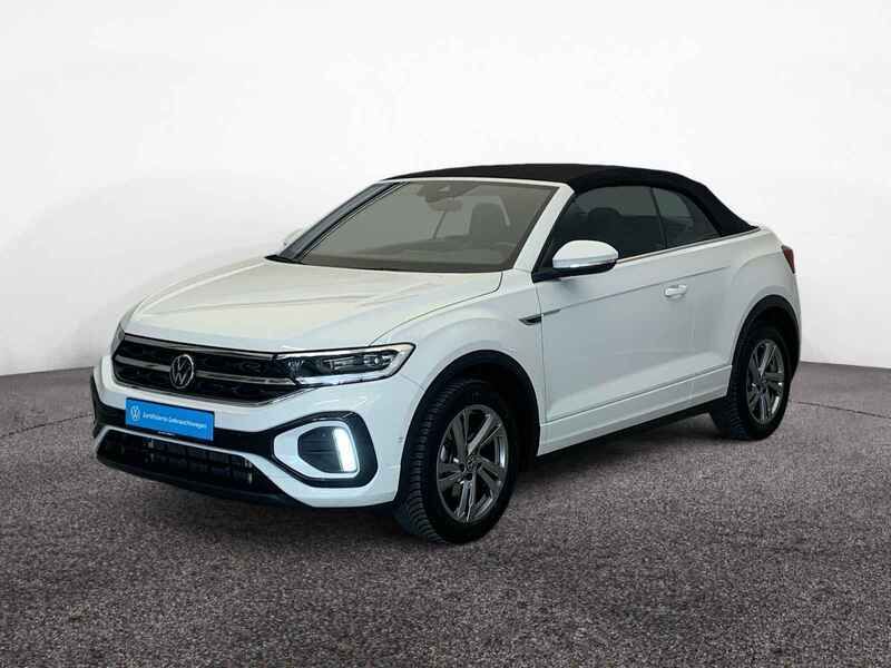 Gebraucht VW T-Roc Cabriolet R-line 150 PS (110 kW) 2024 Weiß Cabrio